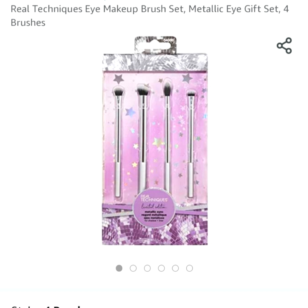 Real Techniques Metallic Eye Makeup Brush set
